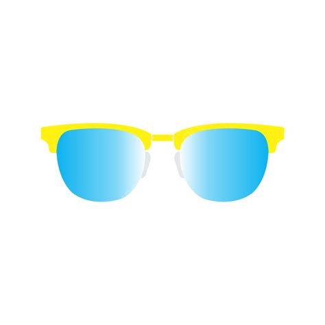 Yellow Cool Sunglass Vector Icon Sunglass Sunglasses Kacamata Png