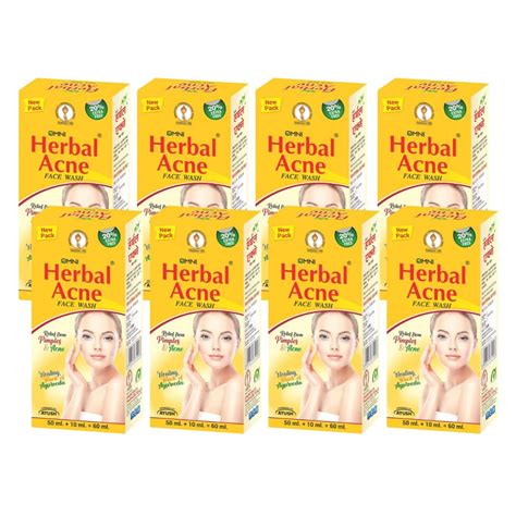 Omni Herbal Acne Face Wash Ml Each Pack Of Amazon In Beauty