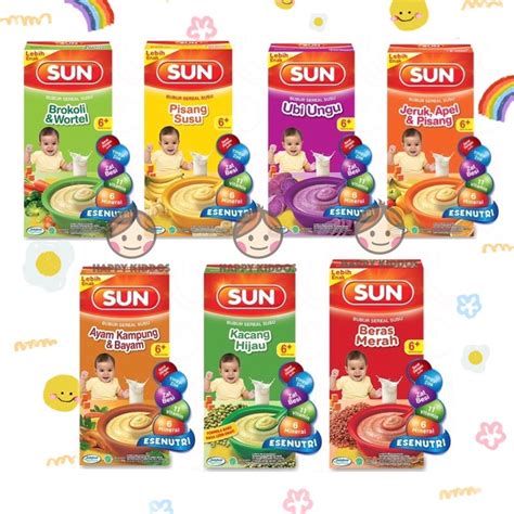 Jual Sun Bubur Sereal Susu All Variant Mpasi Bayi Gr Shopee