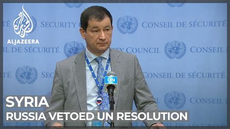 Russia Vetoes Un Resolution Extending Cross Border Aid To Syria Youtube