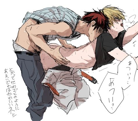 Rule 34 Kuroko S Basketball Kuroko No Basuke Male Only Ryota Kise Sex Taiga Kagami 1082139