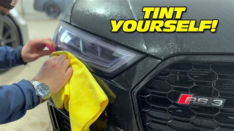 How To Tint Your Headlights Or Tail Lights Youtube