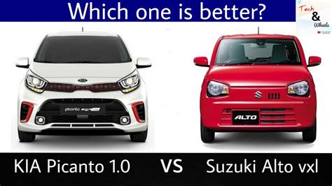 KIA Picanto Vs Suzuki Alto VXL Full Comparison Tech And Wheels