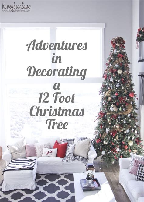 Decorating A Ft Christmas Tree Rustic Christmas Tree Big