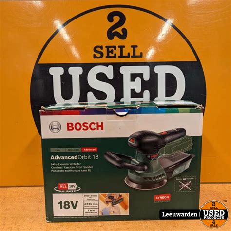 Bosch Advanced Orbit Accu Excenterschuurmachine Used Products