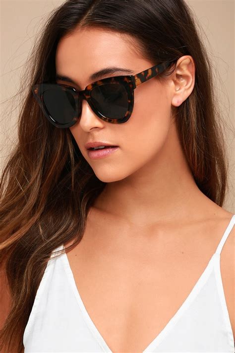 For Style That Is Above Average Slip On The Not Standard Tortoise Sunglasses Shiny Tortoise