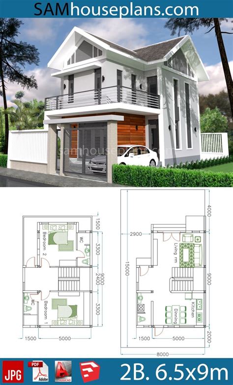 Home Design Plan X M With Bedrooms Samphoas Plan Craftsman