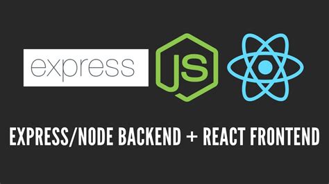 How To Create A Expressnode React Project Node Backend React