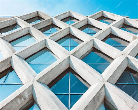 Premium Photo | The geometry of architecture structures shaped by math