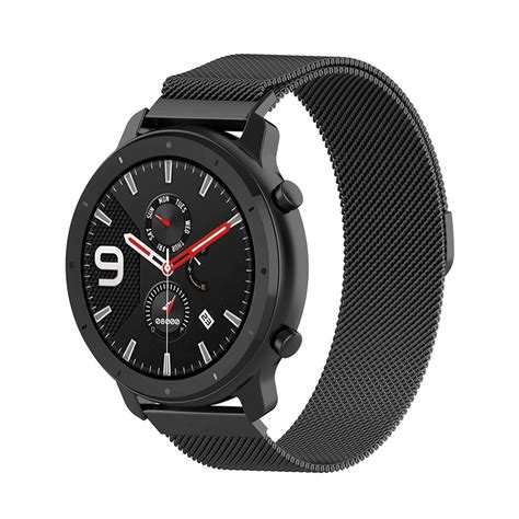 Invella Milanese Metal Strap For Amazfit Gtr Mm Smartwatch Invella