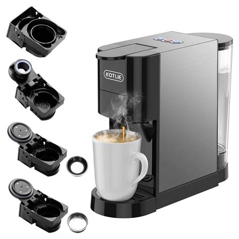 KOTLIE Single Serve Coffee Maker 19Bar Espresso Machine 4in1 Coffee