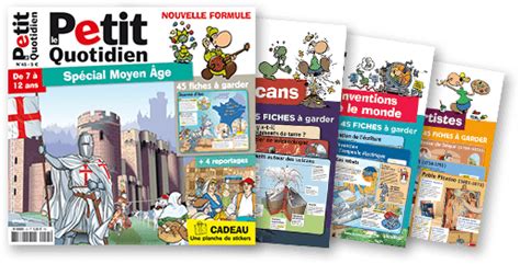 Abonnement Aux Fiches Le Petit Quotidien Boutique Playbac Presse