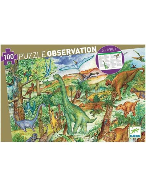 Puzzle Observaci N Dinosaurios Pzs