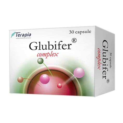 Glubifer Complex 30 Capsule Terapia Farmacia Tei Online