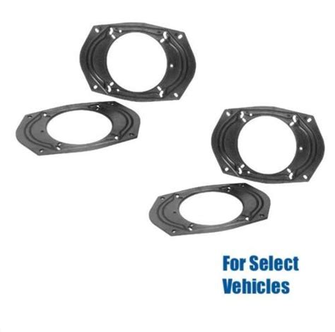 2 Pair 6x9 6x8 5 25 6 6 5 Car Stereo Speaker Install Adapter Bracket Plates Ebay