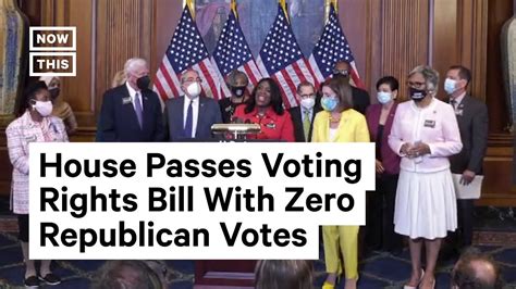 House Passes John R Lewis Voting Rights Advancement Act Of 2021 Youtube