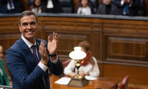 Pedro Sánchez Reelegido Presidente Del Gobierno De España El Guardián Cr