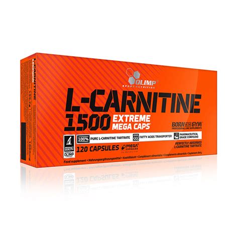 L Carnitine 1500 Extreme Mega Caps 120 Caps купить Для снижения