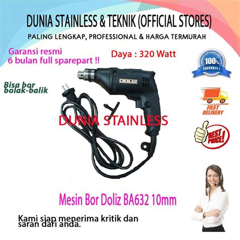 Jual Mesin Bor Doliz Ba Mm Lat Alat Teknik Bengkel Besi Stainless