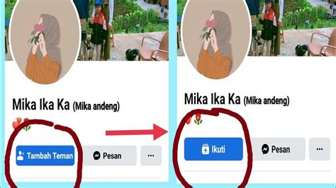 Tutorial Cara Mengubah Tambah Teman Menjadi Ikuti Di Facebook YouTube