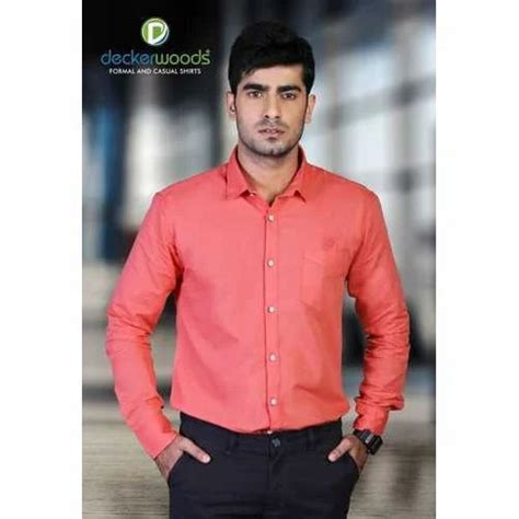 Mens Cotton Collar Neck Plain Shirt Size M 2xl At Rs 520 In Vapi