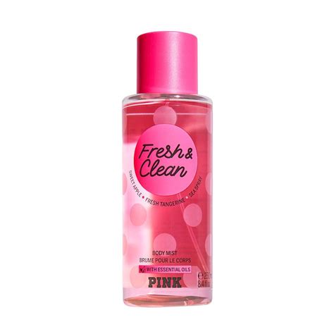 Victorias Secret Pink Fresh And Clean Mist And Shimmer 250ml Shopee