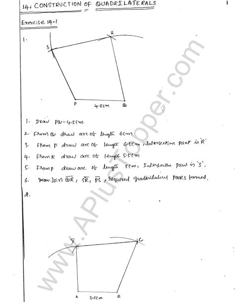 Ml Aggarwal Icse Solutions For Class Maths Chapter Constructions