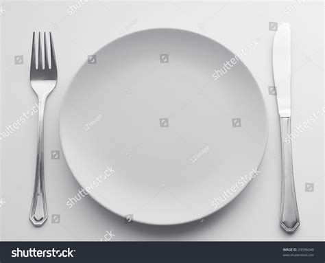 Cutlery Set With Plate. Stock Photo 29596048 : Shutterstock