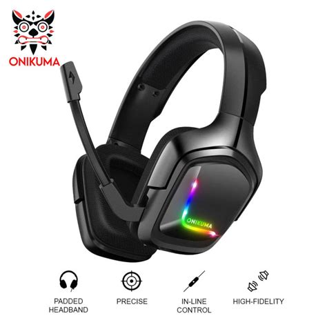 Onikuma K Gaming Headset Rgb Backlight Over The Ear Headphone Mm