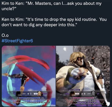 Kimberly and Ken win quotes...who is Kimberly's Uncle? : r/StreetFighter