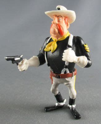 Lucky Luke Figurine Pvc Plastoy Sergent Cavalerie