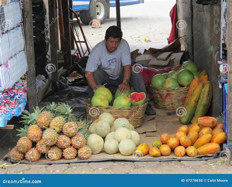 Antigua Market Stall Editorial Stock Photo Image Of Fruit 47278658