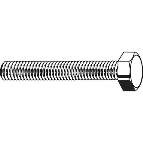 Zoro Select Not Graded M Hex Head Cap Screw Plain Stainless