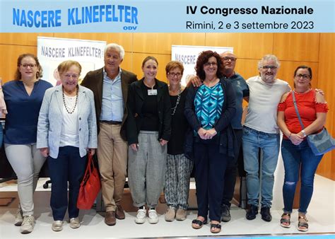 IV Congresso Nazionale Di Nascere Klinefelter Un Vero Successo