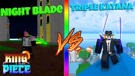 COMPARANDO A NIGHT BLADE VS AUTHENTIC TRIPLE KATANA QUAL É A MELHOR