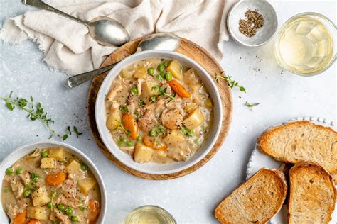 Slow Cooker White Wine Chicken Stew Ambitious Kitchen