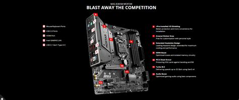 MSI MAG B365M MORTAR Intel B365 LGA 1151 Support 9th/8th Gen Intel ...