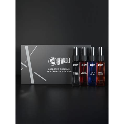 Beardo Assorted Premium Perfume Gift Set For Men 4 Units With Long