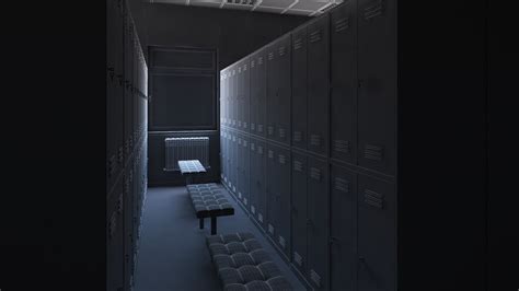 Locker Room 2 Model - TurboSquid 2014472