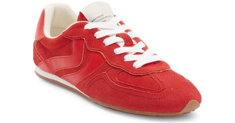steve madden abbi sneaker  red lyst