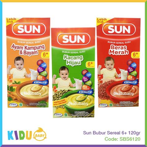 Jual Sun Bubur Cereal Susu Usia Bulan Keatas Gr Bubur Bayi Sehat