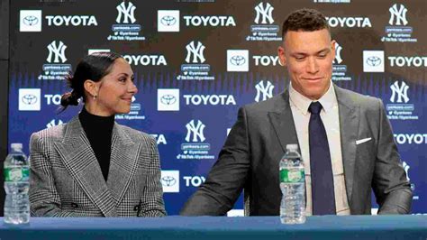 New York Yankees’ 16th captain Aaron Judge and wife Samantha CAPTIVATE ...