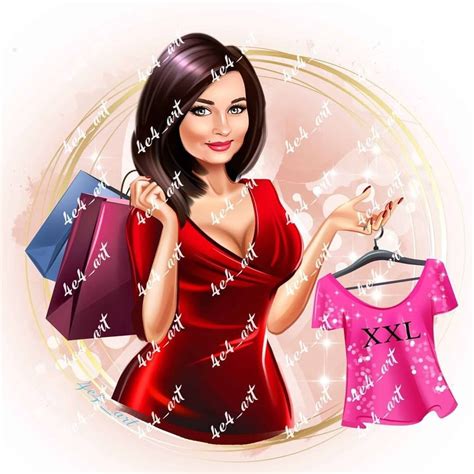Продавщица рисунок - 74 фото
