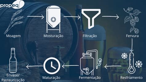 Produção industrial de cerveja e chope Propeq