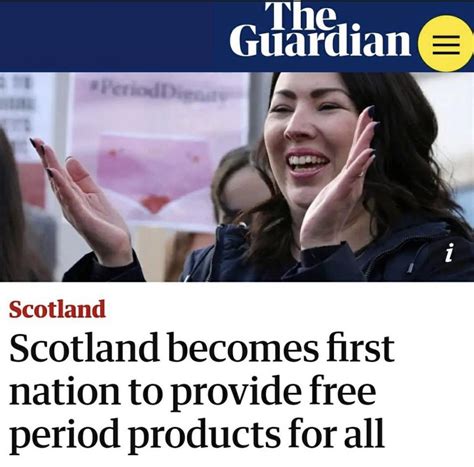 Scotland Becomes The First Nation To Provide Free Period Products