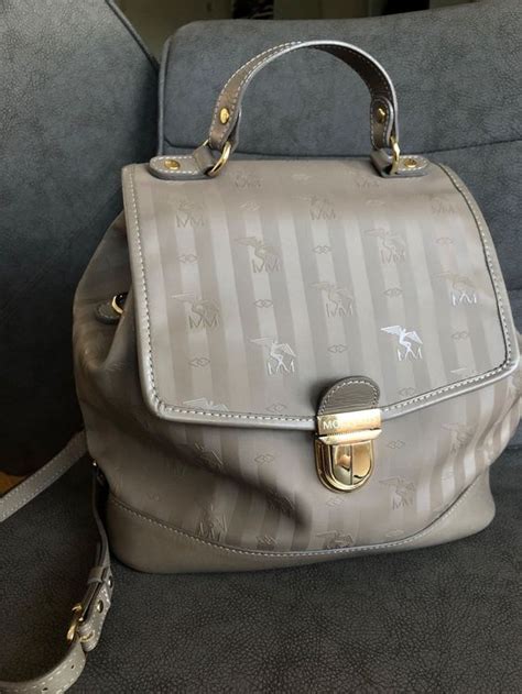 Minusio Rucksack Maison Mollerus Taupe Gold Handtasche Kaufen Auf Ricardo