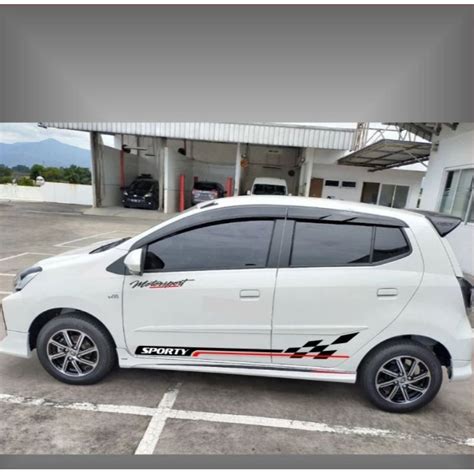 Jual Sticker Cutting Mobil Ayla Agya Jazz Brio Terbaru Shopee Indonesia