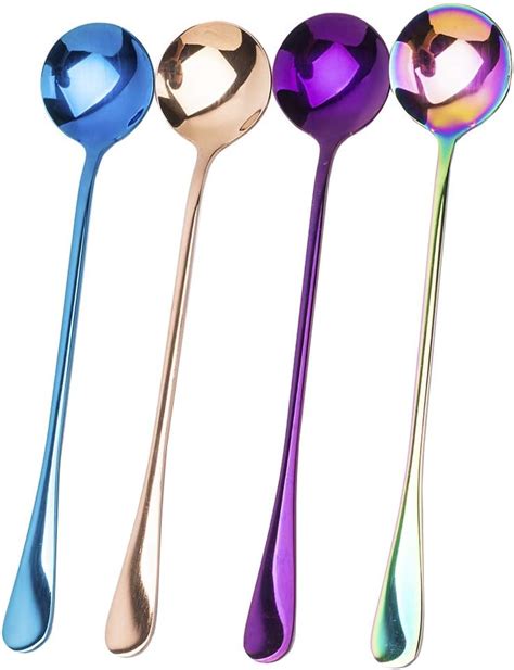 Amazon Long Handle Iced Tea Spoon Stainless Steel Coffee Mixing