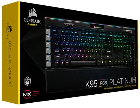 Corsair K95 RGB PLATINUM AR Mechanical Gaming Keyboard CHERRY MX