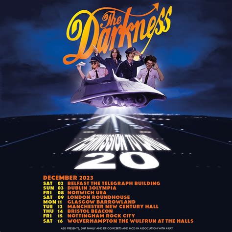 The Darkness Announce Permission To Land UK Ireland Headline Tour